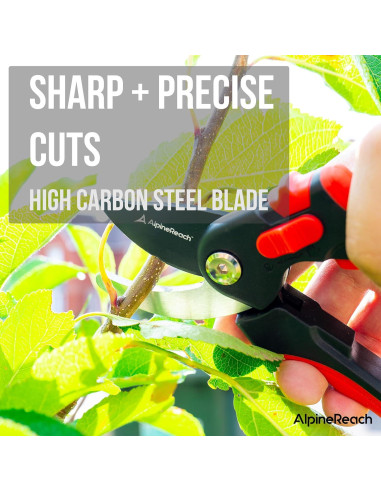 Tijeras de Podar Anvil AlpineReach - Acero Alto Carbono 21cm