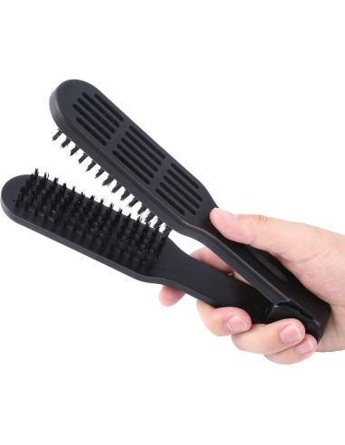 Cepillo Alisador Doble Cara JIANWEI Negro 23x4cm 140g