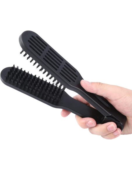 Cepillo Alisador Doble Cara JIANWEI Negro 23x4cm 140g