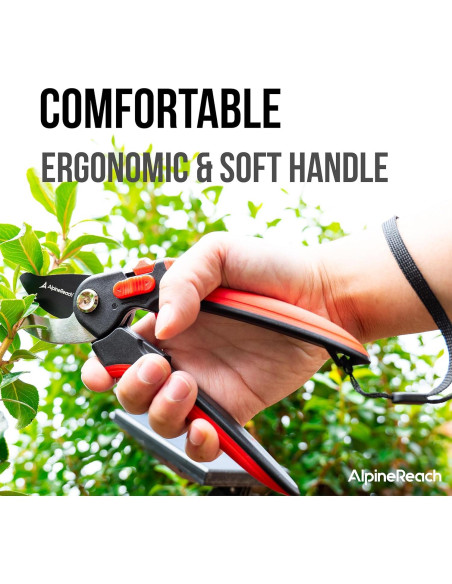 Tijeras de Podar Anvil AlpineReach - Acero Alto Carbono 21cm