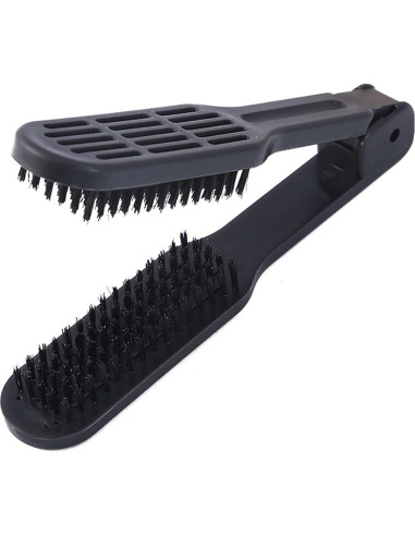 Cepillo Alisador Doble Cara JIANWEI Negro 23x4cm 140g