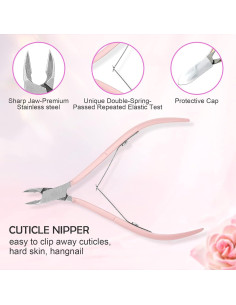 Kit de Manicura 3 en 1 Makartt - Cortador y Empujador de Cutículas 2