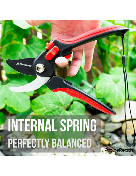 Tijeras de Podar Anvil AlpineReach - Acero Alto Carbono 21cm