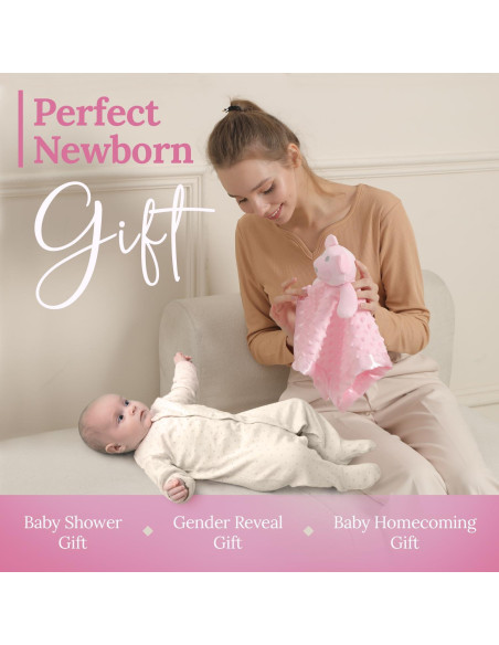 Set de Regalos para Baby Shower Niña - 10 Piezas Rosa