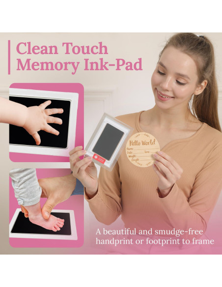 Set de Regalos para Baby Shower Niña - 10 Piezas Rosa