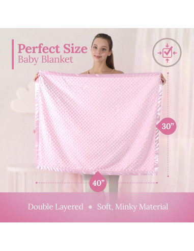 Set de Regalos para Baby Shower Niña - 10 Piezas Rosa