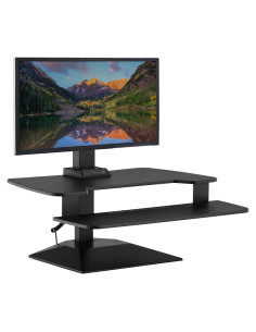 Elevador de Escritorio Eléctrico VARI Premier Negro 81.3 cm