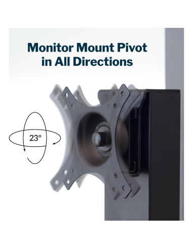 Elevador de Escritorio Eléctrico VARI Premier Negro 81.3 cm