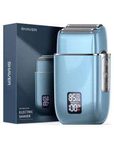 Afeitadora Eléctrica Portátil Emochies Azul Profundo IPX7