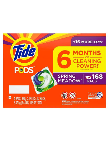 Detergente Líquido Tide PODS 4.96L Meadow de Primavera