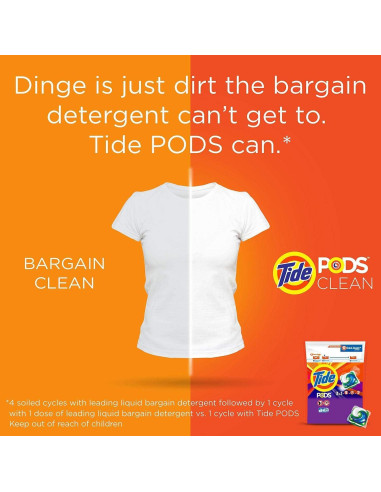 Detergente Líquido Tide PODS 4.96L Meadow de Primavera