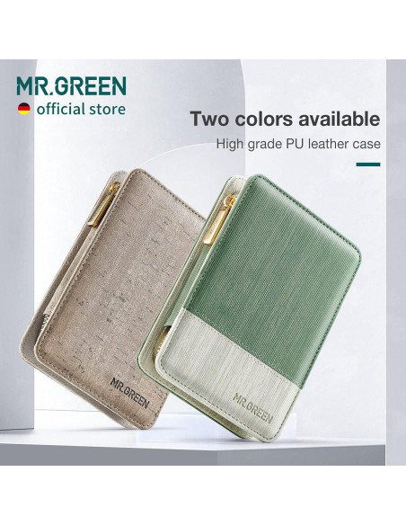 Kit de Manicura 8 en 1 MR.GREEN con Estuche de Cuero PU Verde Kit de Manicura 8 en 1 MR.GREEN con Estuche de Cuero PU Verde