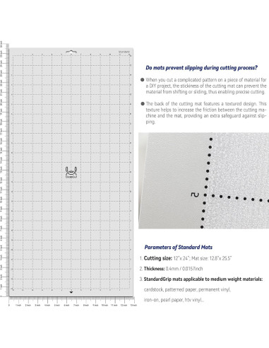 Alfombrillas de Corte Crabcut 30.48x60.96 cm para Silhouette