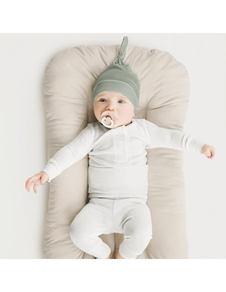 Konssy Conjunto de 6 Gorras Beanie para Bebés 0-6 Meses