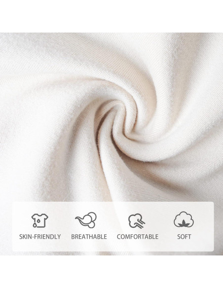 Konssy Conjunto de 6 Gorras Beanie para Bebés 0-6 Meses