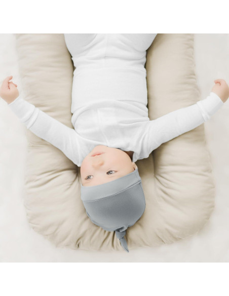 Konssy Conjunto de 6 Gorras Beanie para Bebés 0-6 Meses