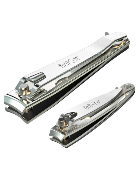 Juego de Cortauñas Acero Inoxidable PRO-AUTO Plata 7.6cm