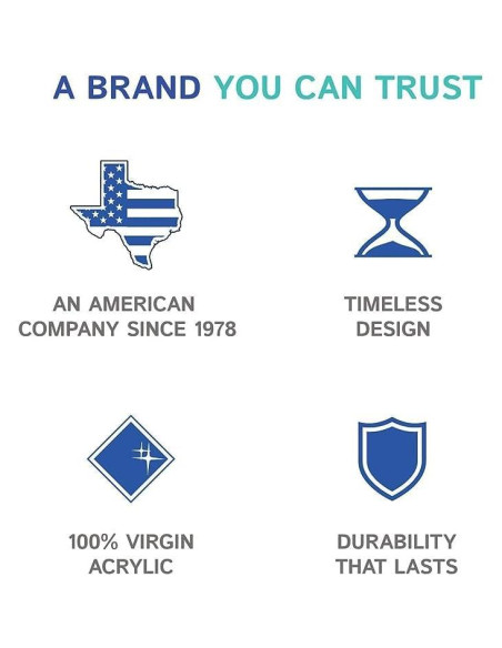 Soporte de Servilletas de Papel Acrílico Huang 12.7x21.6 cm