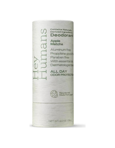 Desodorante Hey Humans Sin Aluminio 56.7g Manzana Matcha