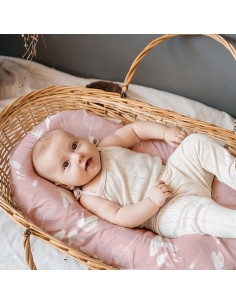 Paquete de 3 Sábanas de Cuna Orgánicas Civarua Kids Rosa 2