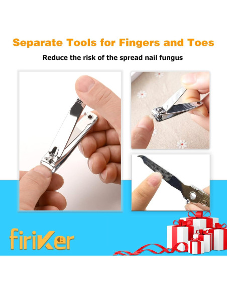 Juego de Cortauñas Acero Inoxidable PRO-AUTO Plata 7.6cm