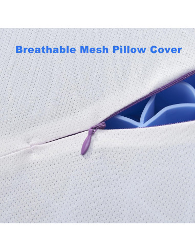 Almohada Berklan Ajustable de Malla 60x40 cm Soporte Ergonómico