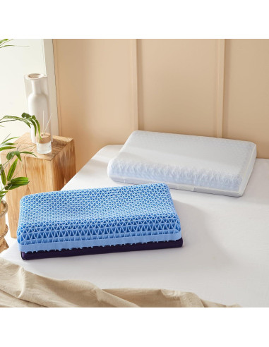 Almohada Berklan Ajustable de Malla 60x40 cm Soporte Ergonómico