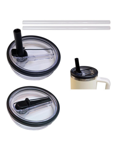 2 Tapas de Reemplazo FUTYA para Stanley Quencher 1.2L a Prueba de Fugas