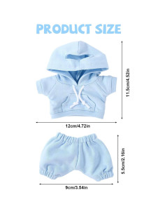 Conjunto Ropa para Muñecas Lyreh Sudadera y Pantalones Azul 2