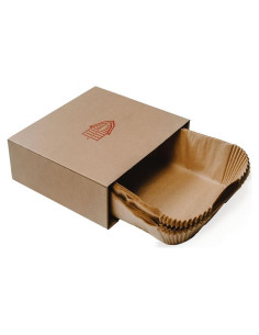 Papel de Parchment Preformado BakeBarn 20x20 cm Antiadherente 50 Hojas