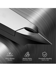 Kit de Recortadores de Cutículas Cbiumpro 5 Piezas Acero Inoxidable 2