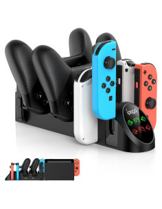 Dock de Carga FastSnail para Nintendo Switch y Joy-Con