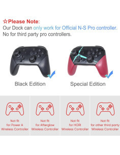 Dock de Carga FastSnail para Nintendo Switch y Joy-Con 2