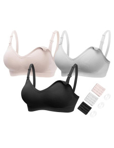 Sujetadores de Maternidad HOFISH para Lactancia - Paquete de 3