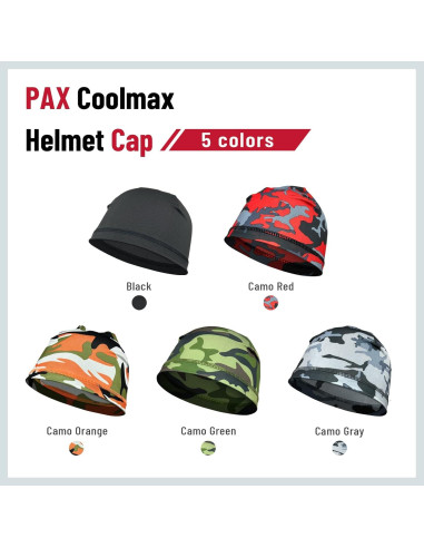 Gorro PAX para Ciclismo Transpirable y Absorbente - Talla Única