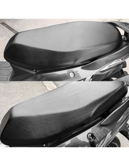 Cubierta de Asiento de Motocicleta HOTBEST Universal Negra 75-84cm