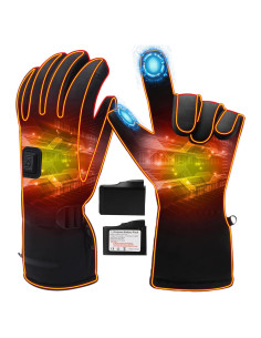 Guantes Calentados Magnolia 7.4V Unisex Táctiles Impermeables