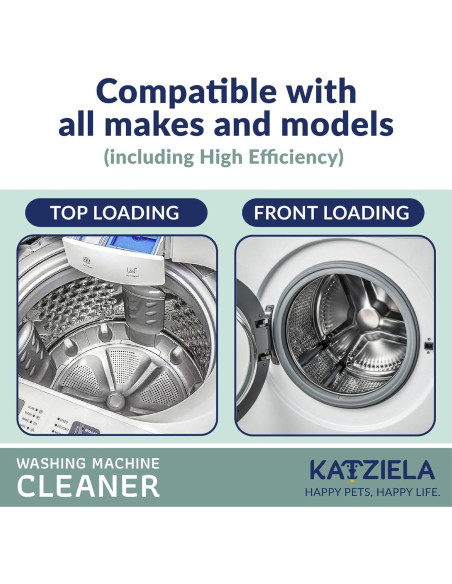 Tabletas Limpiadoras Katziela Pro - 24 Unidades para Lavadora