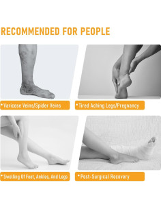 Medias de Compresión Transparentes BSERA 15-20 mmHg Mujeres 2