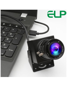 Cámara USB ELP 48MP con Zoom Manual 3X para PC y Raspberry Pi 2