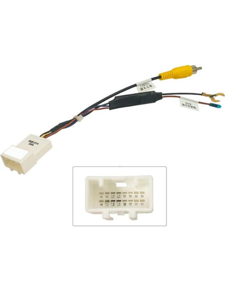 Adaptador de cable de video de cámara de reversa Hyundai Kia 16 pines