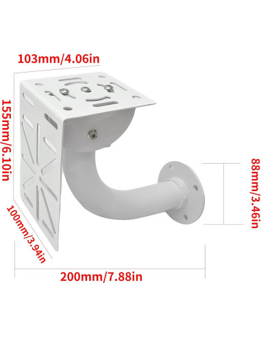 Soporte de Pared para Cámara Domo NVRTTRR - Montaje en L