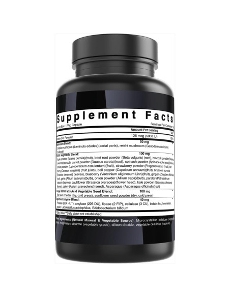 Vitamina D3 5000 UI Mejores Naturales 90 Cápsulas Veganas Vitamina D3 5000 UI Mejores Naturales 90 Cápsulas Veganas