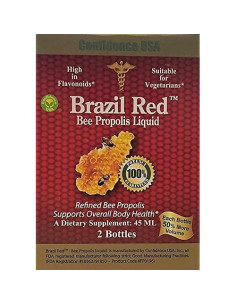 2 Botellas de Propóleos Líquido Confidence 90 ML Total 2