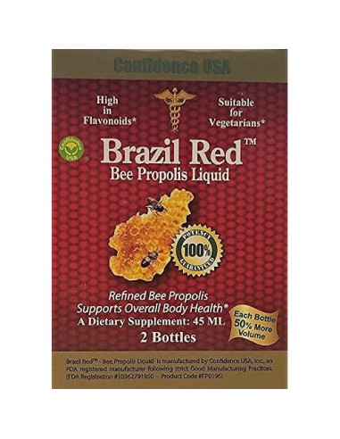 2 Botellas de Propóleos Líquido Confidence 90 ML Total