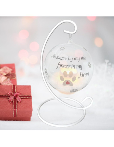 Soportes para Adornos de Metal Blanco BANBERRY - Juego de 8 - 28 cm