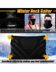Bencailor 3 Gaiters de Cuello Invierno Hombre Transpirables 2