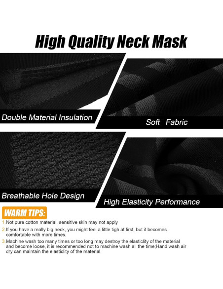 Bencailor 3 Gaiters de Cuello Invierno Hombre Transpirables