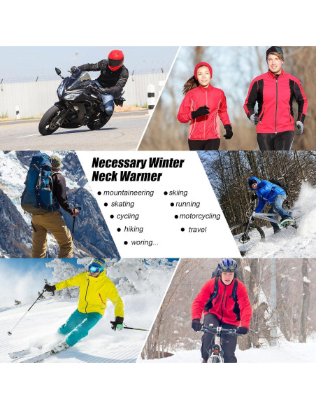 Bencailor 3 Gaiters de Cuello Invierno Hombre Transpirables