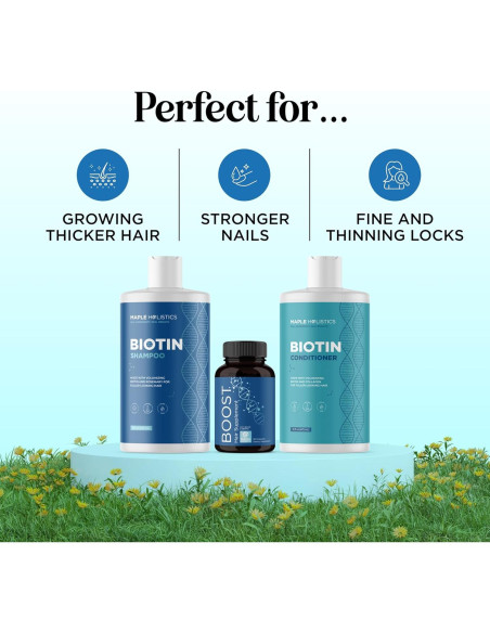 Conjunto de Tratamiento Capilar Maple Holistics 315 ml - Biotina